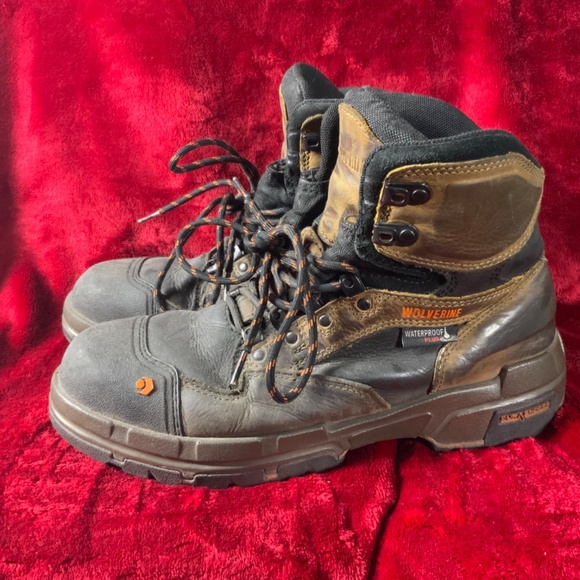 Wolverine Men's Legend Durashocks Safety Toe 6" Work Boot SIZE 9 - Picture 5 of 6